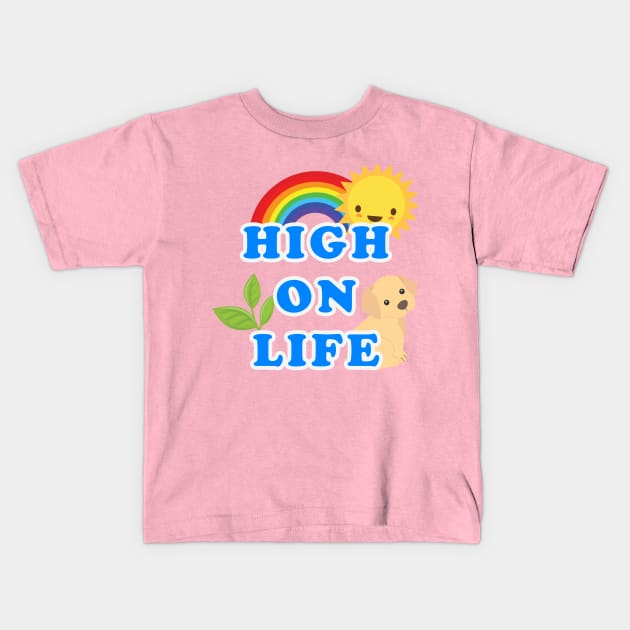 High on Life Kids T-Shirt by lilmousepunk